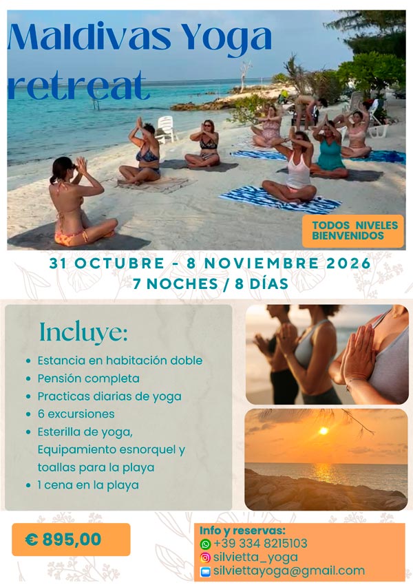 Retiro de yoga en Maldivas 