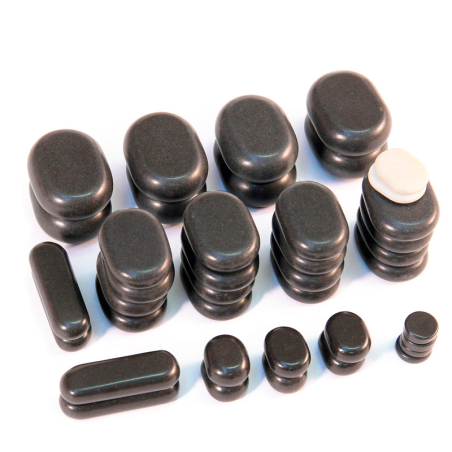 Set Piedras Volcánicas para Masaje 40 uds. | Yogaes