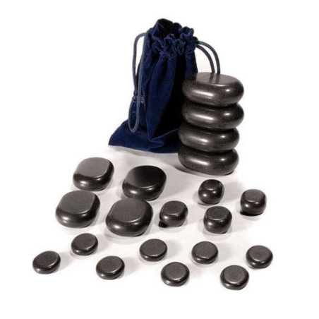 Set Piedras Volcánicas para Masaje 20 uds. | Yogaes