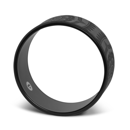 Rueda yoga wheel Samsara negra mandala