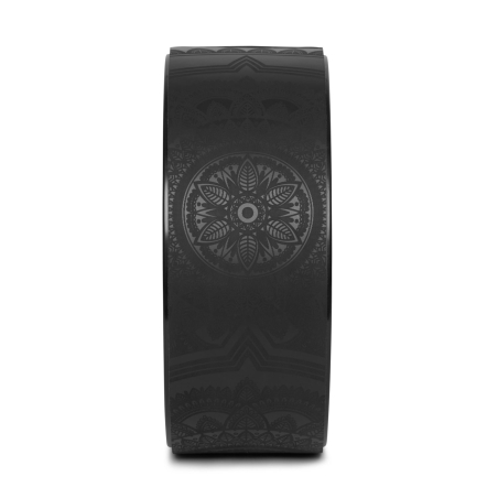 Rueda yoga wheel Samsara negra mandala
