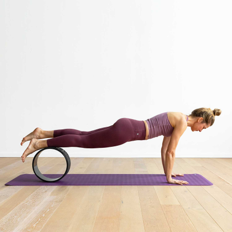 Rueda yoga wheel Samsara negra mandala