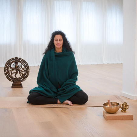 Manta Yoga Fleece Premium Lotus | Shavasana y Meditación