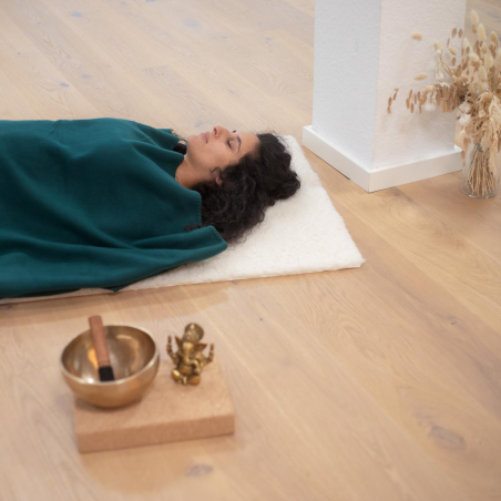 Manta Yoga Fleece Premium Lotus | Shavasana y Meditación