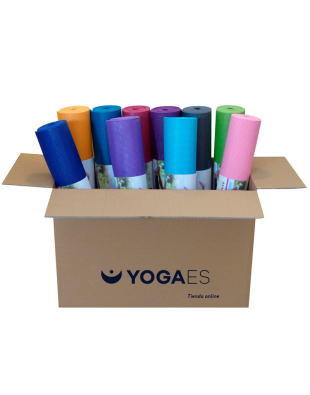 Caja 12 Esterillas Yoga Asana 4,5 mm Antideslizantes | Yogaes