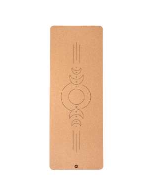 Esterilla Yoga Corcho Luna | Natural, Antideslizante y Ecológica