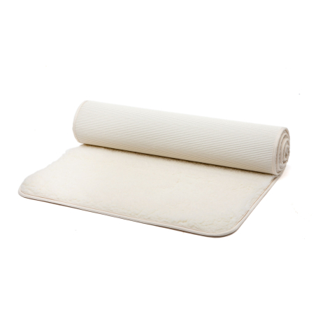 Alfombra de Yoga de Algodón Premium | Natural y Antideslizante