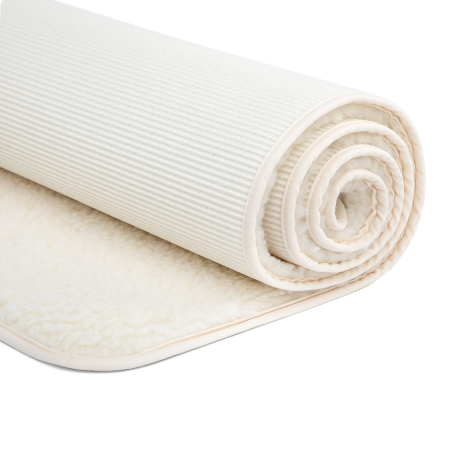 Alfombra de Yoga de Algodón Premium | Natural y Antideslizante