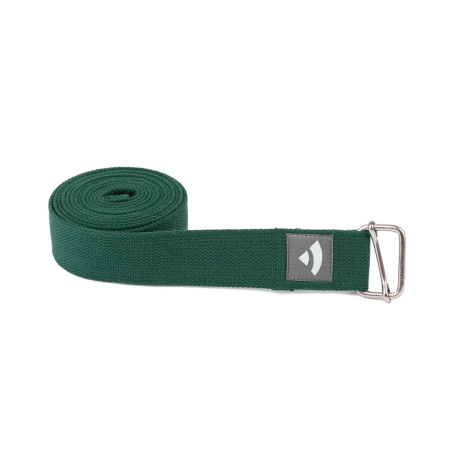 Cinturón de Yoga de Algodón 2,5 m | Correa Yoga con Hebilla Metálica