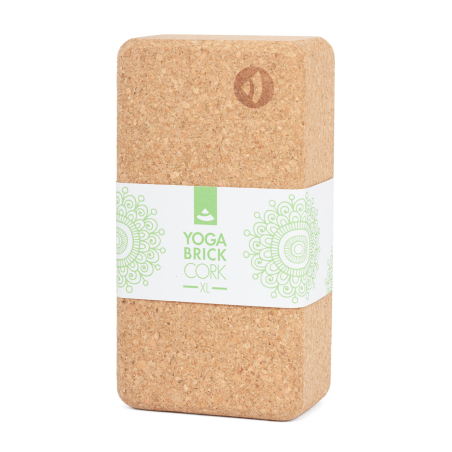 Brick de Corcho Natural para Yoga | Bloque Yoga Estándar y XL | Yogaes