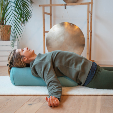 Bolster ECO de Yoga y Pilates | Funda Lavable de Algodón