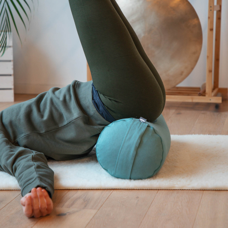 Bolster ECO de Yoga y Pilates | Funda Lavable de Algodón