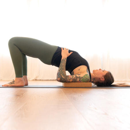 Block de Corcho para Yoga | Bloque Natural 30 × 20 cm | Yogaes