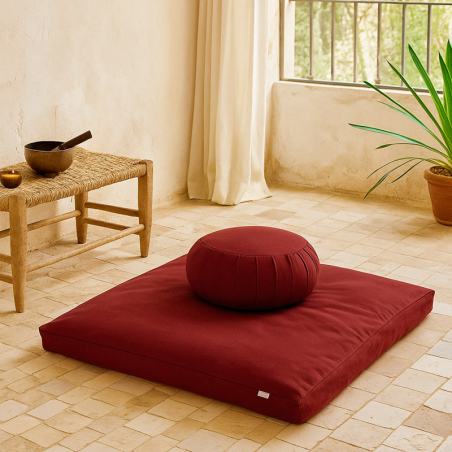 Zafu Yoga | Cojín de Meditación de Algodón con Espelta