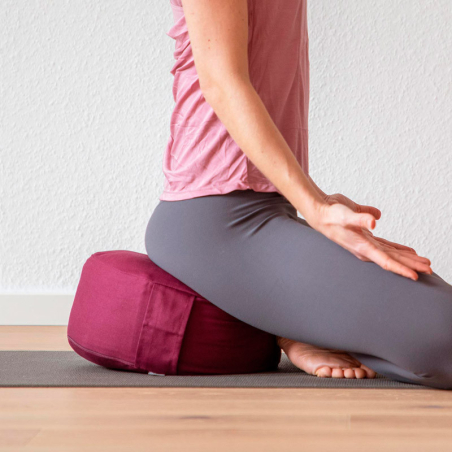 Cojín de Meditación Rondo con Funda | Zafú Clásico | Yogaes