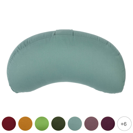 Cojín de Meditación Media Luna Ergonómico | Zafu Yoga con Funda Lavable