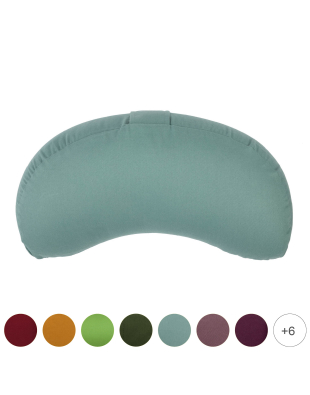 Cojín de Meditación Media Luna Ergonómico | Zafu Yoga con Funda Lavable
