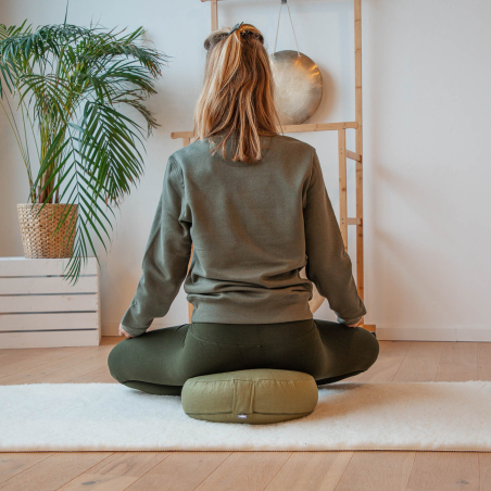 Cojín de Meditación Rondo ECO Extraplano | Yogaes