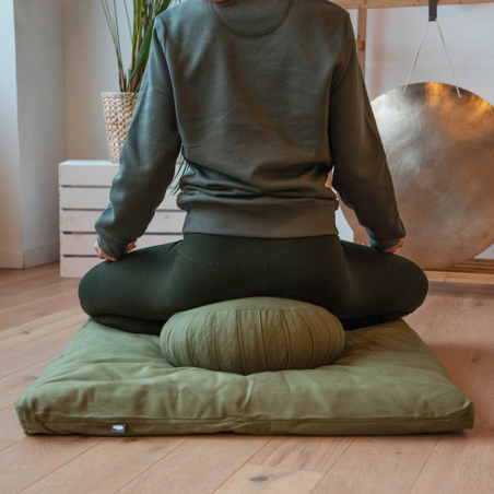Set Zafú y Zafutón de Meditación | Algodón y Funda Lavable