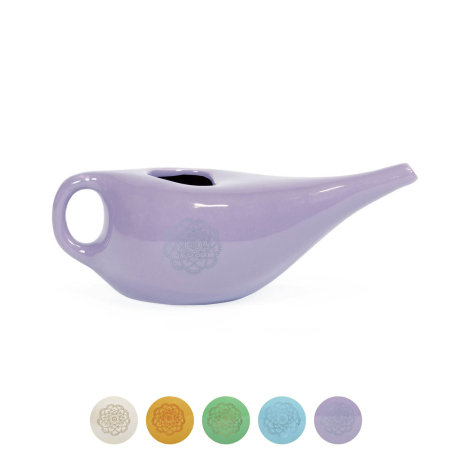 Lota para Limpieza Nasal de Cerámica 250 ml | Jala Neti | Yogaes