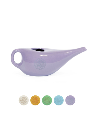 Lota para Limpieza Nasal de Cerámica 250 ml | Jala Neti | Yogaes
