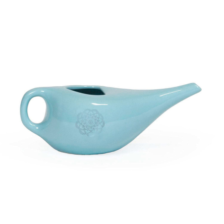 Lota para Limpieza Nasal de Cerámica 250 ml | Jala Neti | Yogaes