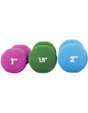 Par de mancuernas de neopreno Fitness