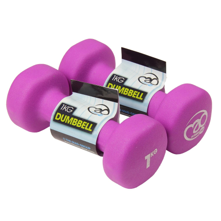 Par de mancuernas de neopreno Fitness
