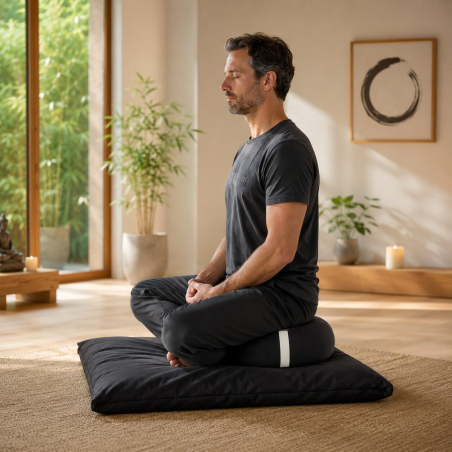 Set Meditación Zen | Zafú y Zafutón con Fundas Lavables