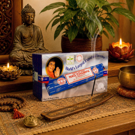 Incienso Satya Sai Baba Nag Champa Original Caja 12 x 15 g | Yogaes