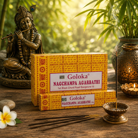 Incienso Goloka Nag Champa Original | Incienso Indio Premium