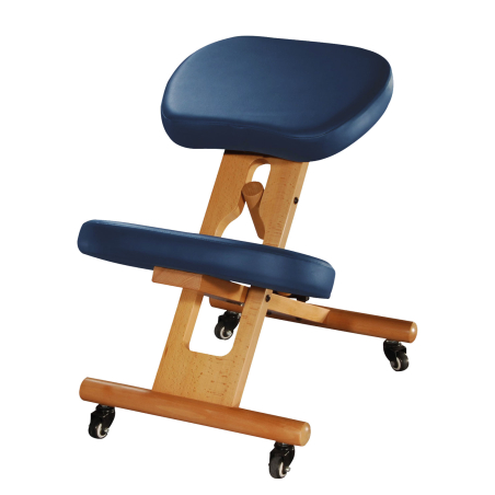 Silla ergonómica de inclinación en madera de haya – Regulable y plegable | Yogaes