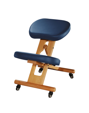 Silla ergonómica de inclinación en madera de haya – Regulable y plegable | Yogaes