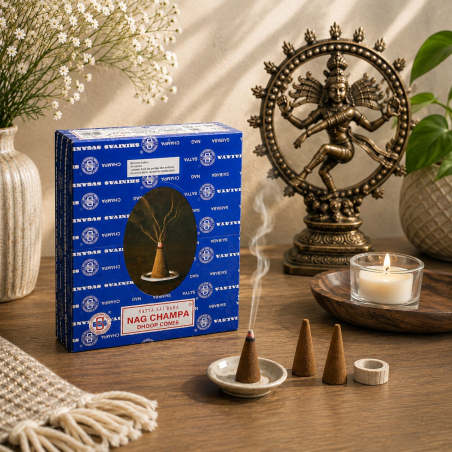Incienso Nag Champa en Conos