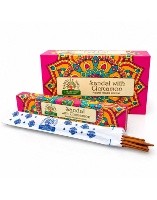 Incienso Namaste India Sándalo con Canela | Masala Premium