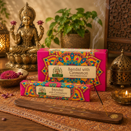 Incienso Namaste India Sándalo con Canela | Masala Premium