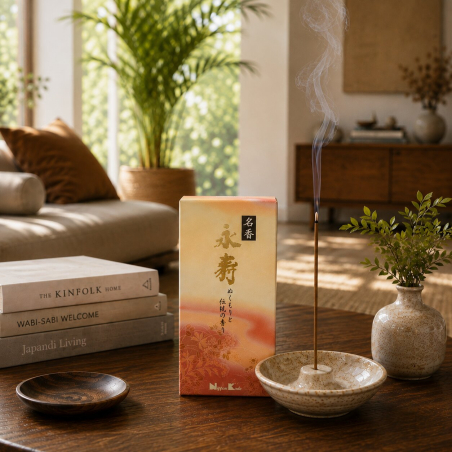 Incienso Eiju Meiko | Sándalo y Canela | Nippon Kodo
