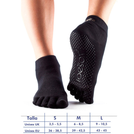 Calcetines de Yoga Antideslizantes con Dedos | Varios Tallas – yogaes.com