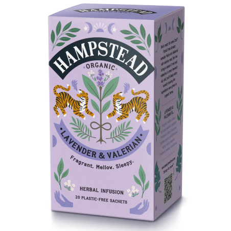 Infusión Lavanda y Valeriana Ecológica Hampstead | 20 Bolsitas