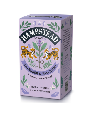 Infusión Lavanda y Valeriana Ecológica Hampstead | 20 Bolsitas