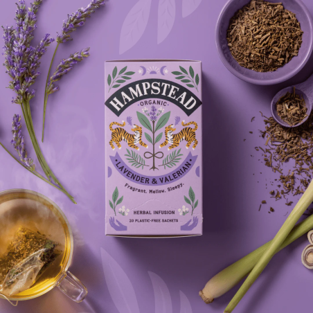 Infusión Lavanda y Valeriana Ecológica Hampstead | 20 Bolsitas