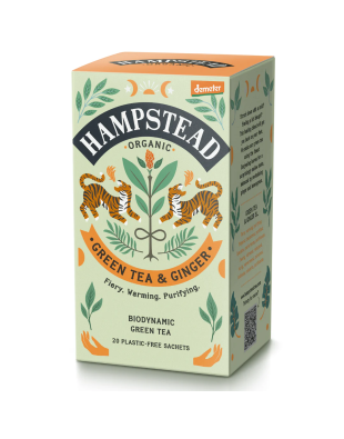 Té Verde con Jengibre Ecológico Hampstead | 20 Bolsitas