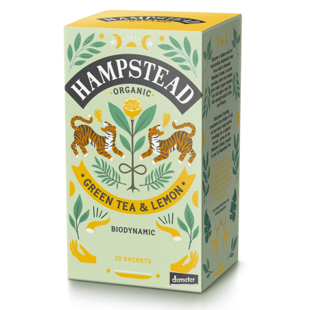 Té Verde con Limón Ecológico Hampstead | 20 Bolsitas