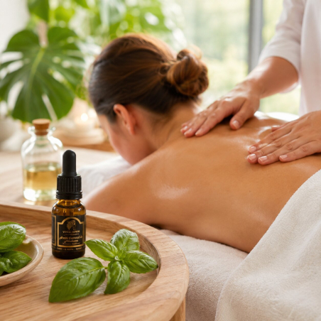 Aceite Esencial de Albahaca Natural | Aromaterapia - Yogaes
