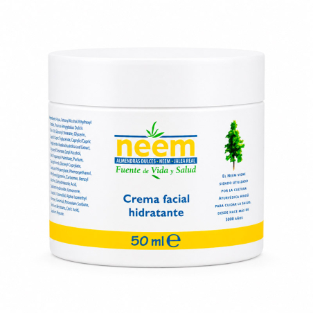 Crema Facial de Neem 50 ml | Hidratante y Natural