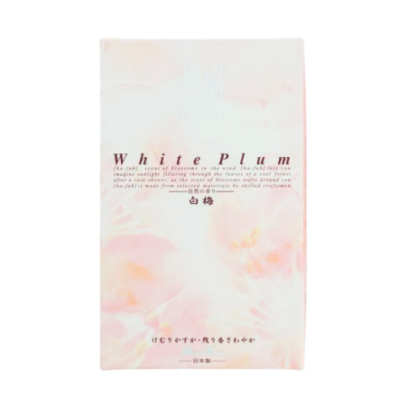 Incienso Ka-fuh Ciruelo Blanco Caja Grande | Nippon Kodo