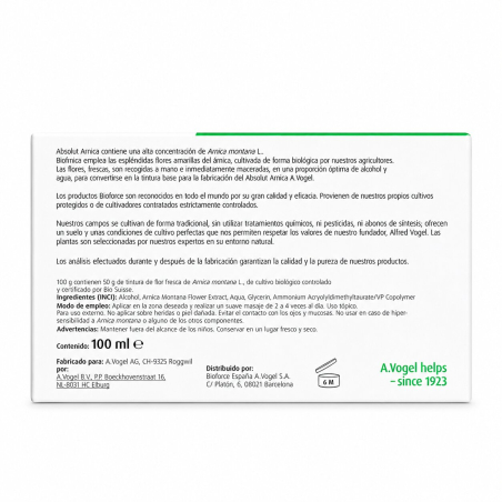 Gel Absolut Arnica A.Vogel 100 ml | Árnica Ecológica