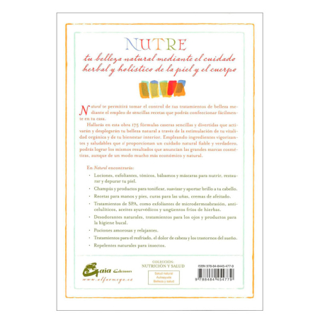 Natural: Preparados naturales para el cuidado corporal