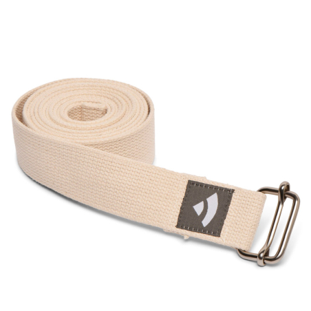 Cinturón de Yoga de Algodón 2,5 m | Correa Yoga con Hebilla Metálica