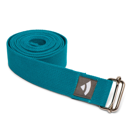 Cinturón de Yoga de Algodón 2,5 m | Correa Yoga con Hebilla Metálica
